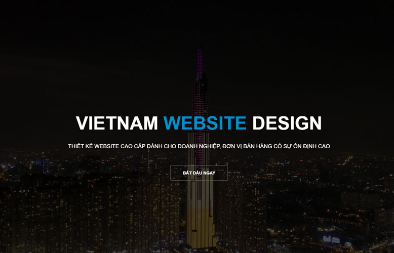 Thiết kế website cao cấp dành cho doanh nghiệp, đơn vị bán hàng